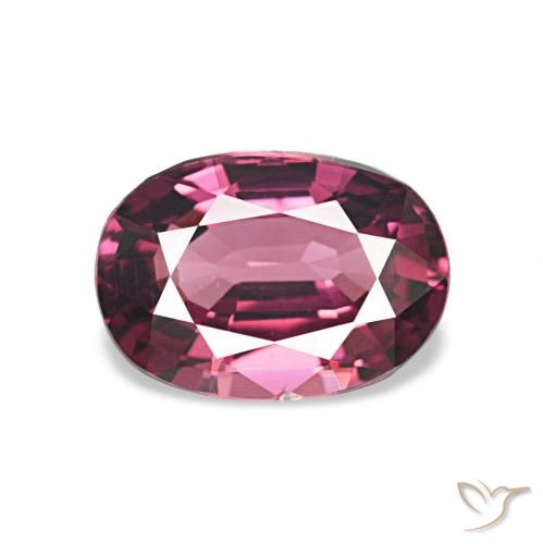1.24ct roxo médio rodolita granada, oval, VVS