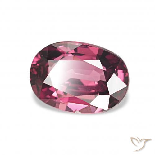 rodolita granada roxo médio Natural 1.24ct, oval, VVS