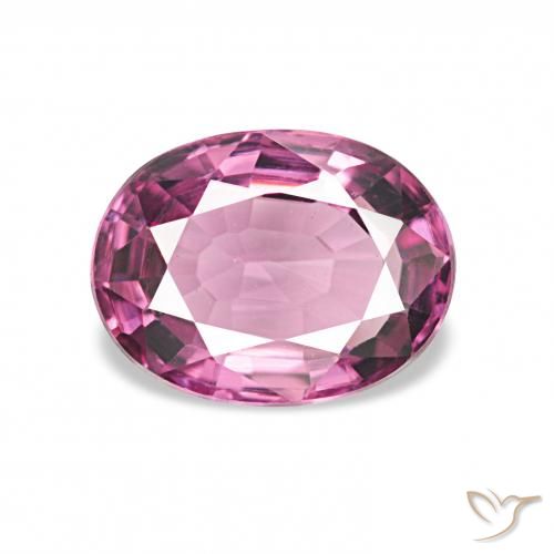 1.15ct Uva rodolita granada, oval, VVS