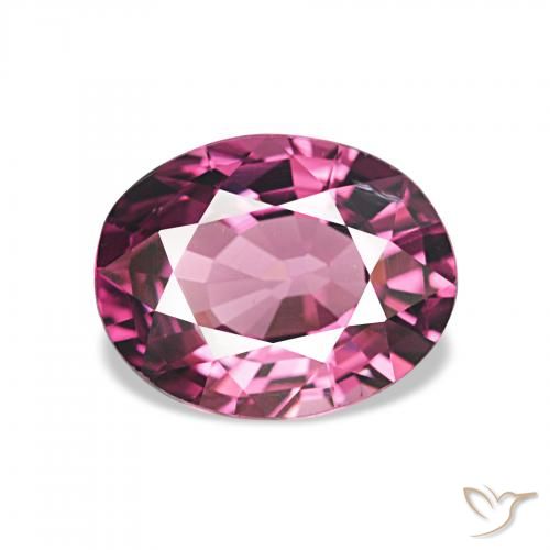 1.85ct Roxo Intenso rodolita granada, oval, VVS