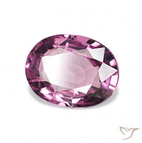 rodolita granada roxo avermelhado Natural 1.26ct, oval, VVS-VS