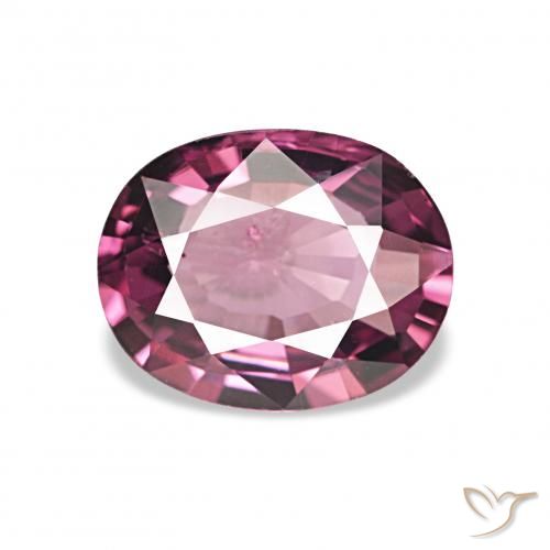 1.13ct Roxo avermelhado escuro rodolita granada, oval, VVS-VS