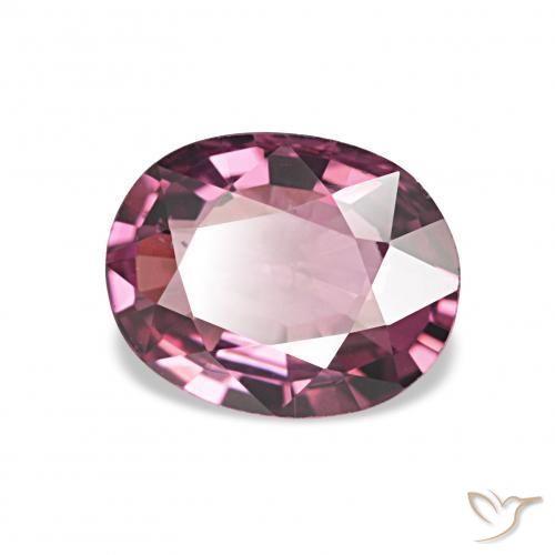 rodolita granada Roxo avermelhado escuro Natural 1.13ct, oval, VVS-VS