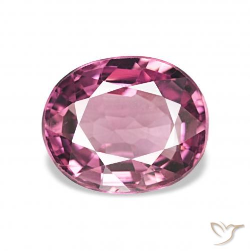 1.54ct roxo médio rodolita granada, oval, VVS-VS
