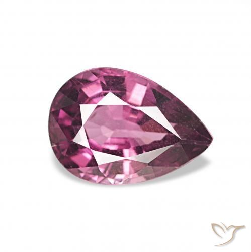 rodolita granada Uva Natural 1.16ct, Formato de pêra, VVS-VS