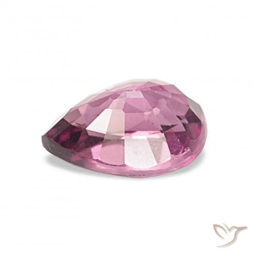 rodolita granada Uva Natural 1.16ct, Formato de pêra, VVS-VS