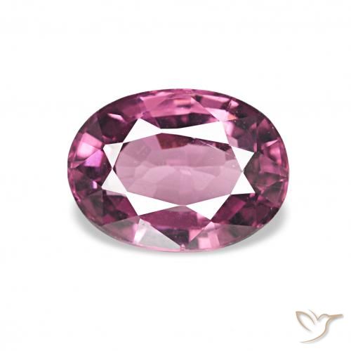 1.06ct roxo médio rodolita granada, oval, VVS-VS