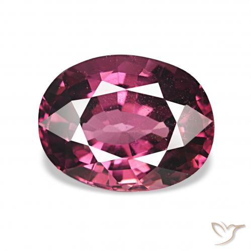 1.65ct Roxo profundo rodolita granada, oval, VVS-VS