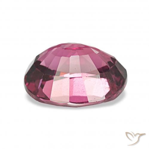 rodolita granada Roxo profundo Natural 1.65ct, oval, VVS-VS