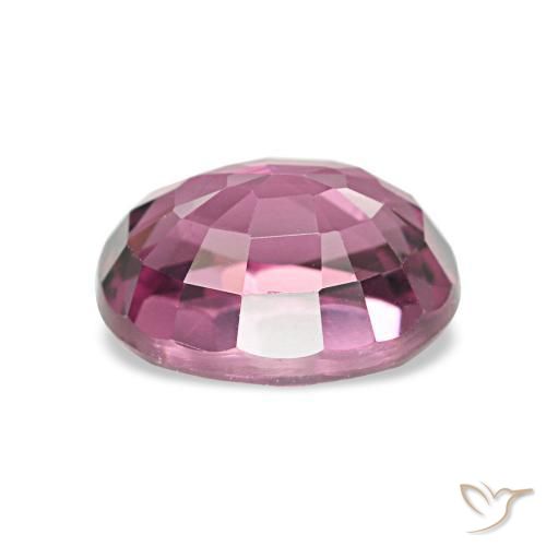 rodolita granada roxo avermelhado Natural 1.34ct, oval, VVS-VS