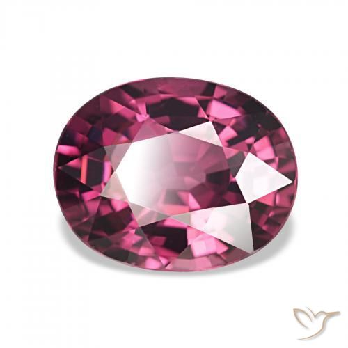 rodolita granada Berry Roxo Brilhante Natural 2.41ct, oval, VVS-VS
