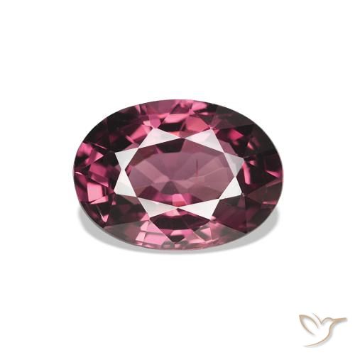 rodolita granada roxo médio Natural 1.12ct, oval, VVS-VS