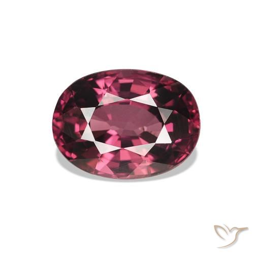 rodolita granada Magenta Profundo Natural 1.21ct, oval, VVS-VS