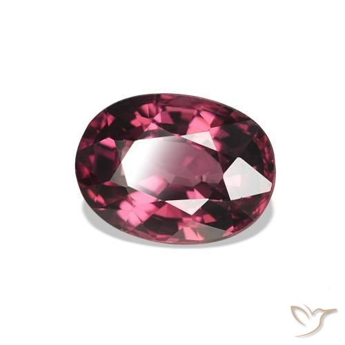 rodolita granada Magenta Profundo Natural 1.21ct, oval, VVS-VS