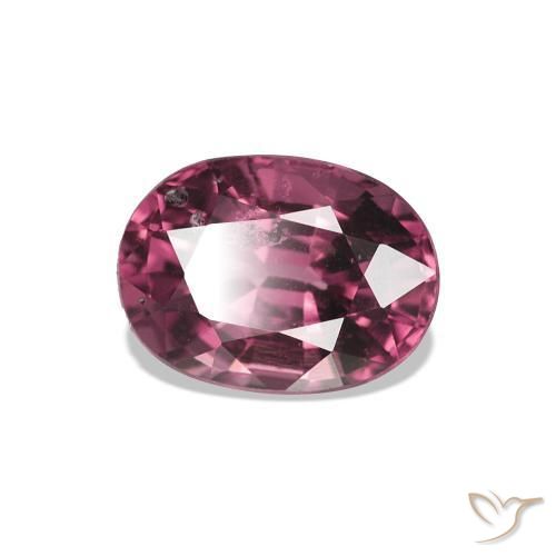 rodolita granada Vermelho Rapberry Natural 1.18ct, oval, VS-SI