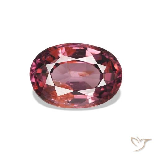 rodolita granada Vermelho escuro Natural 1.14ct, oval, VS-SI