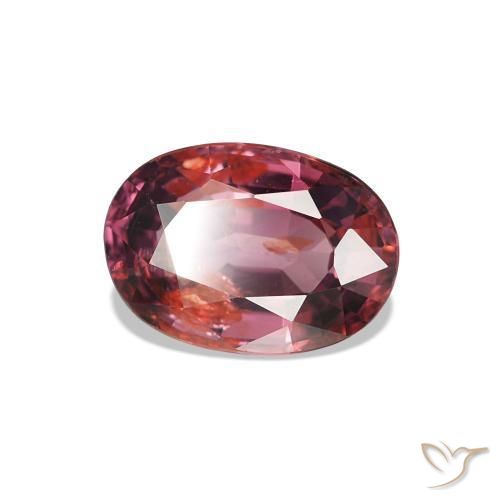 rodolita granada Vermelho escuro Natural 1.14ct, oval, VS-SI