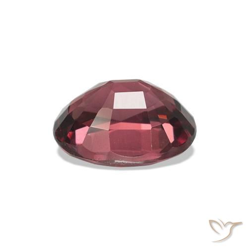 rodolita granada Medium Dark-Red Natural 1.15ct, oval, VVS-VS