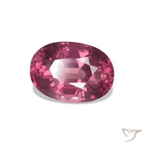 rodolita granada Baga Rosa Roxa Natural 1.06ct, oval, VVS