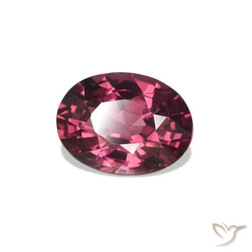 rodolita granada Vermelho roxo Natural 1.05ct, oval, VVS