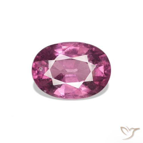 rodolita granada roxo médio Natural 1.01ct, oval, VS-SI