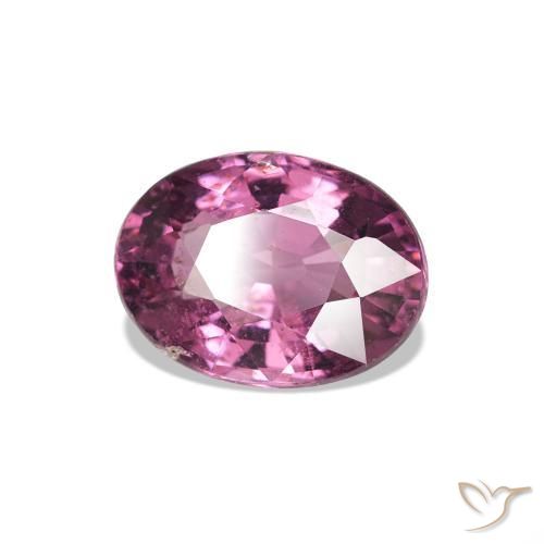rodolita granada Medium Dark-Purple Natural 0.92ct, oval, VS-SI