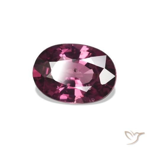 rodolita granada roxo médio Natural 0.96ct, Corte Oval, VS-SI