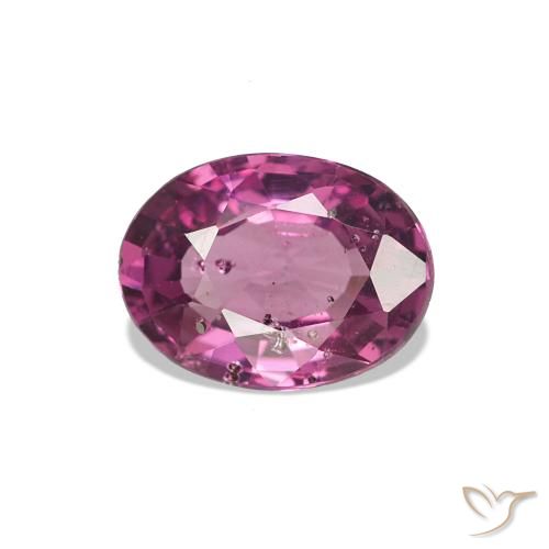 rodolita granada Profundo Magenta-Rosa Natural 0.79ct, Corte Oval, VS-SI