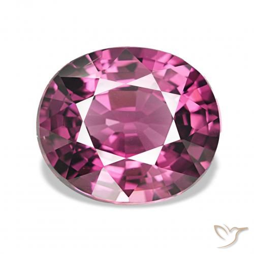 4.21ct Rosa Profundo Baga Roxo rodolita granada, oval, VVS
