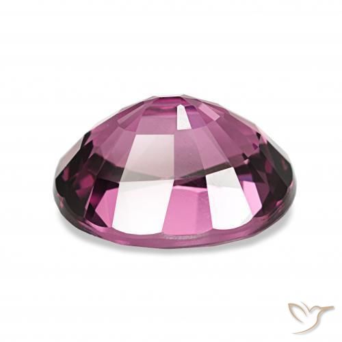 rodolita granada Medium Dark-Purple Natural 4.24ct, oval, VVS