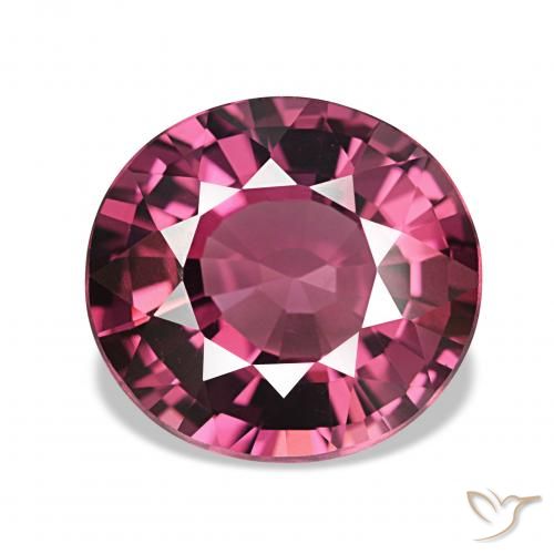 4.09ct Magenta-Rosa rodolita granada, oval, VVS