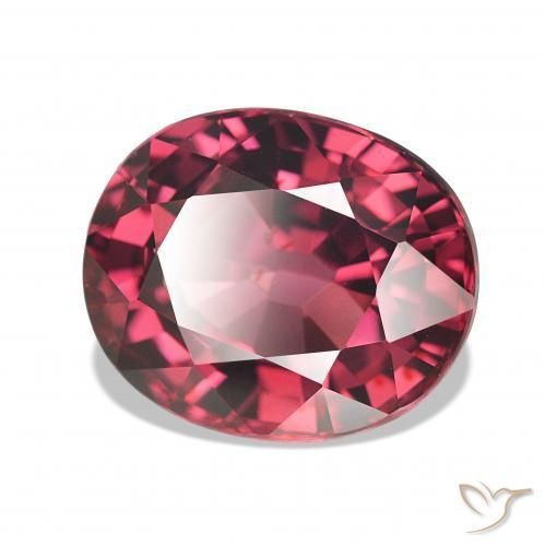 rodolita granada vermelho médio Natural 4.23ct, oval, VS