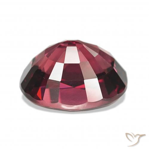 rodolita granada Vermelho escuro Natural 4.30ct, oval, VS