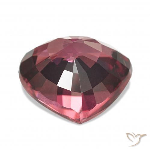 rodolita granada Vermelho escuro Natural 4.64ct, Coração, VVS-VS
