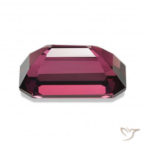 rodolita granada framboesa vermelha Natural 4.55ct, Corte Octógono / Esmeralda, VVS