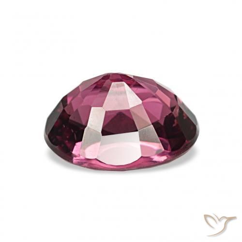rodolita granada roxo avermelhado Natural 1.26ct, oval, VS