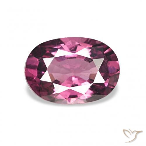rodolita granada Vermelho Rapberry Natural 1.11ct, oval, VS