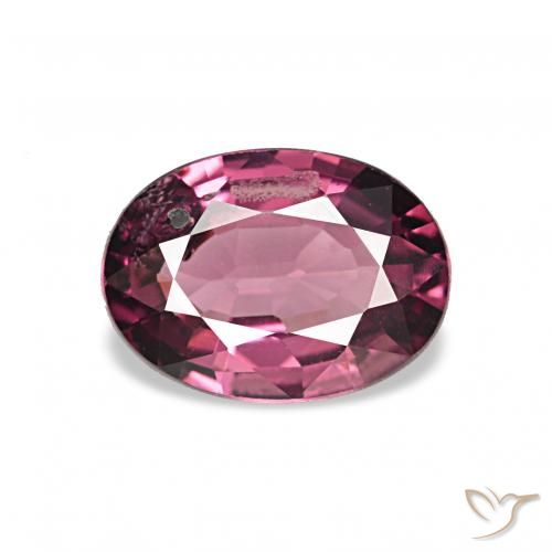 rodolita granada Roxo escuro Natural 0.79ct, oval, VS-SI