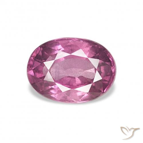 1.16ct roxo avermelhado rodolita granada, oval, VS
