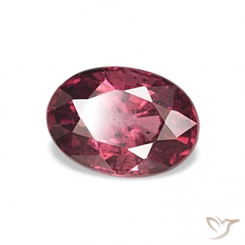 rodolita granada Medium Dark-Red Natural 1.04ct, oval, VS