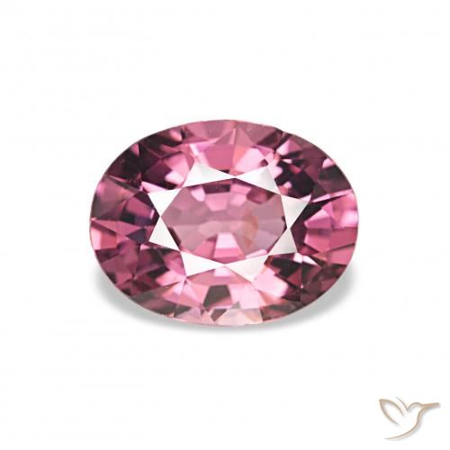 rodolita granada Luz vermelha Natural 0.98ct, oval, VVS-VS