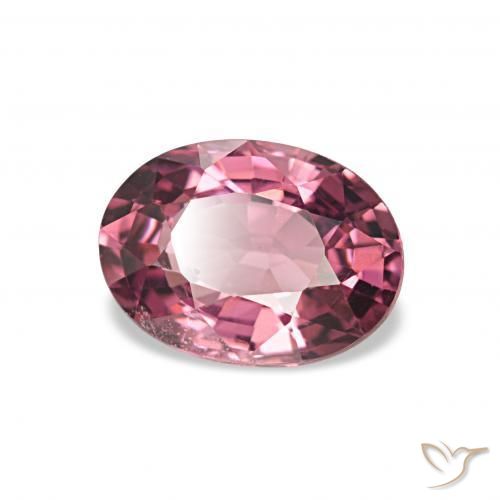 rodolita granada rosa médio Natural 1.05ct, oval, VVS-VS