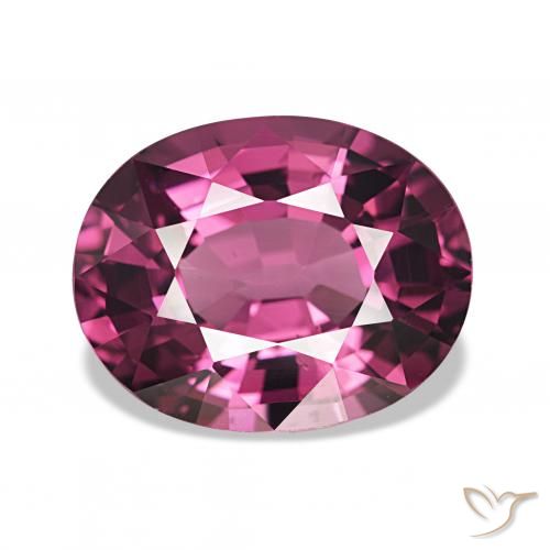 rodolita granada Roxo escuro Natural 4.44ct, oval, VS