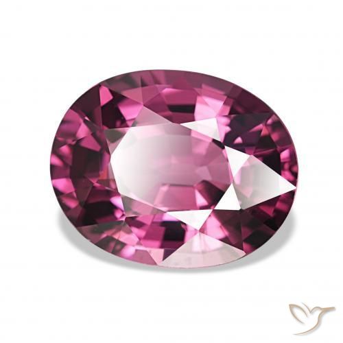 rodolita granada Roxo escuro Natural 4.44ct, oval, VS