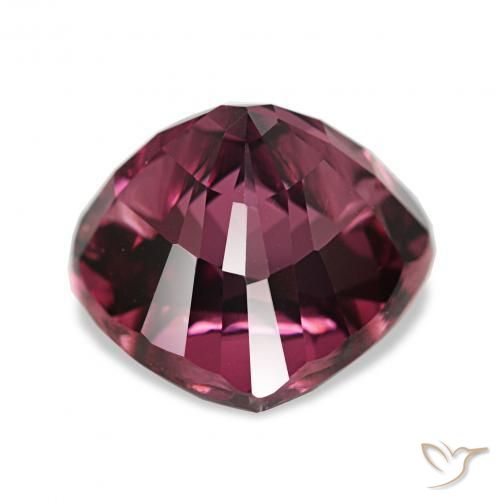 rodolita granada Roxo escuro Natural 4.24ct, Coração, VS
