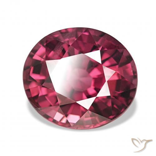 rodolita granada roxo avermelhado Natural 4.24ct, oval, VS
