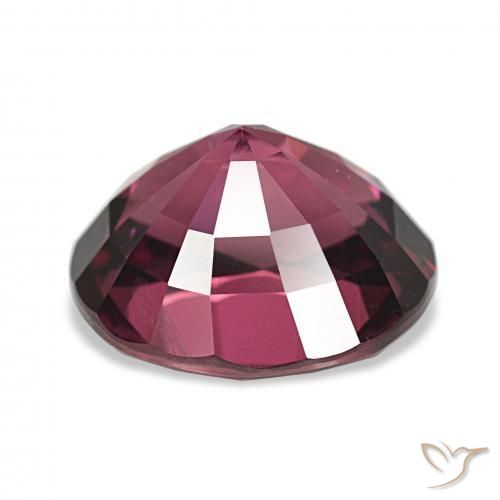 rodolita granada roxo avermelhado Natural 4.24ct, oval, VS