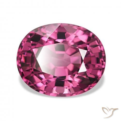 rodolita granada Baga Rosa Roxa Natural 4.27ct, oval, VS