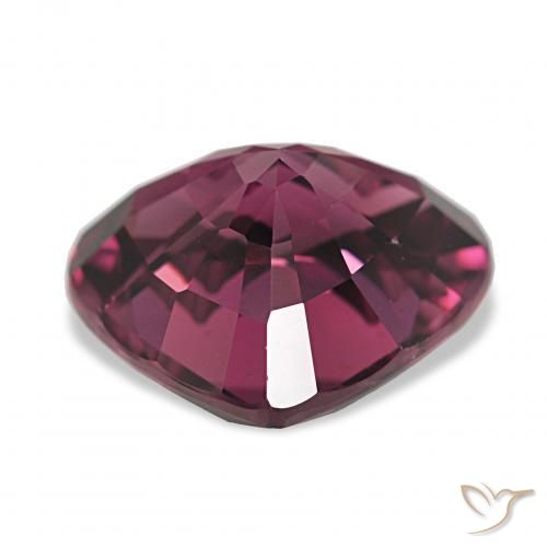 rodolita granada Roxo profundo Natural 4.22ct, Coração, VS