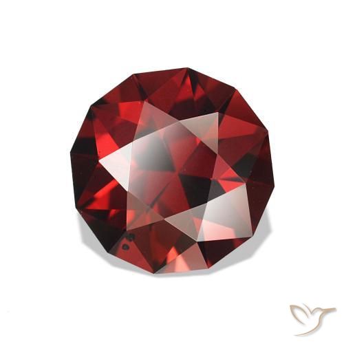 rodolita granada vermelho intenso Natural 1.83ct, Redondo, VS